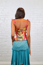 Christian Lacroix Pink Silk Corset