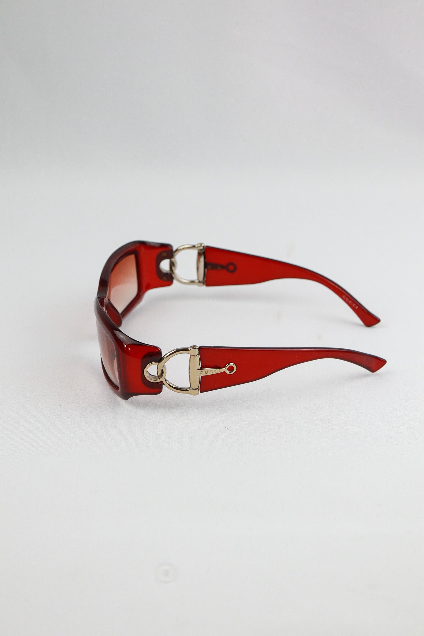 Gucci Red Buckle Sunglasses