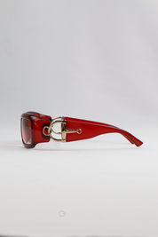 Gucci Red Buckle Sunglasses
