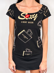 D&G Dolce & Gabbana Underwear 2000s Sexy Light Beer Graphic Tee - S/M