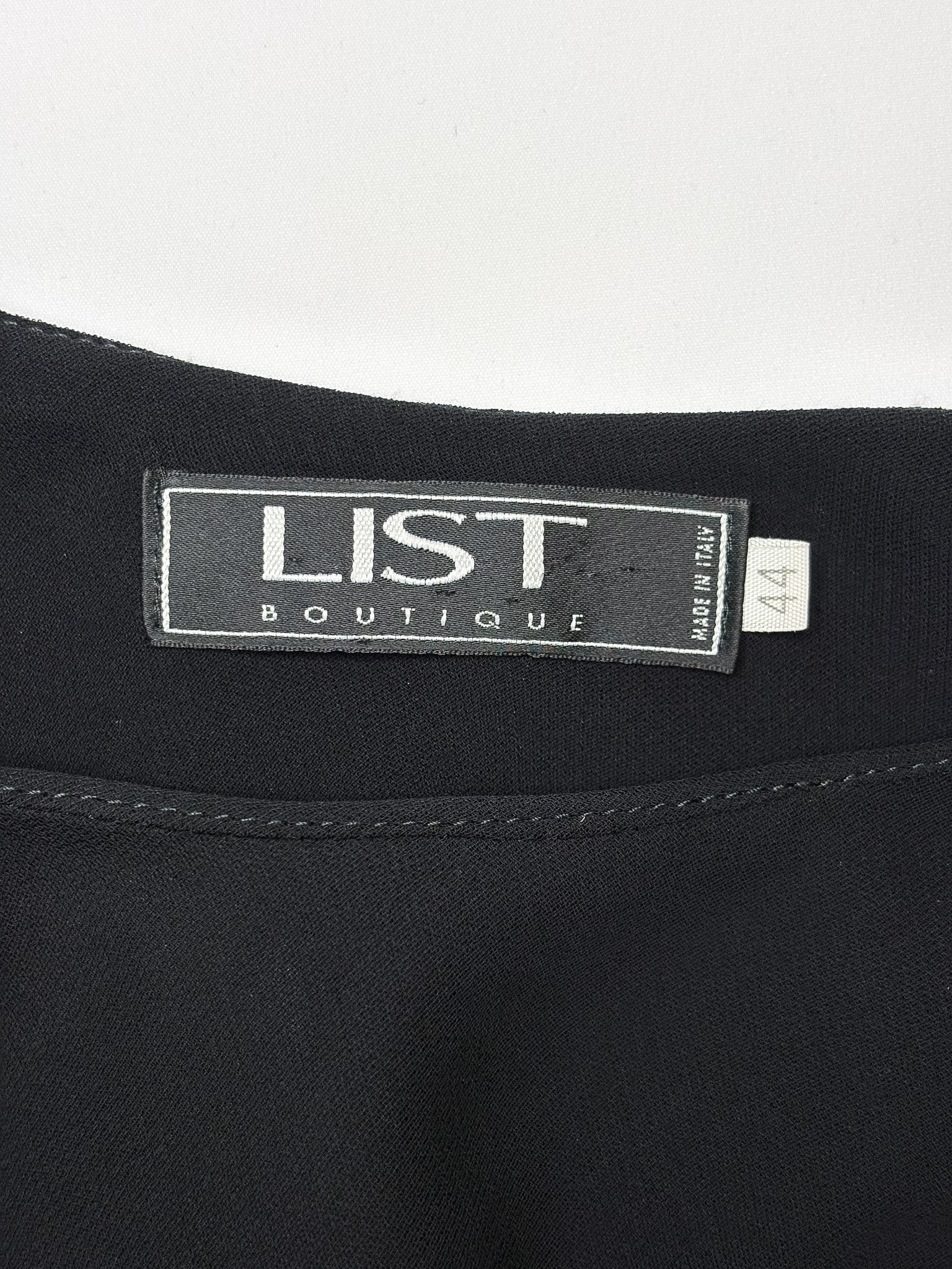 LIST Boutique 2000s Black Camisole & Handkerchief Skirt Set - M