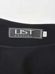 LIST Boutique 2000s Black Camisole & Handkerchief Skirt Set - M