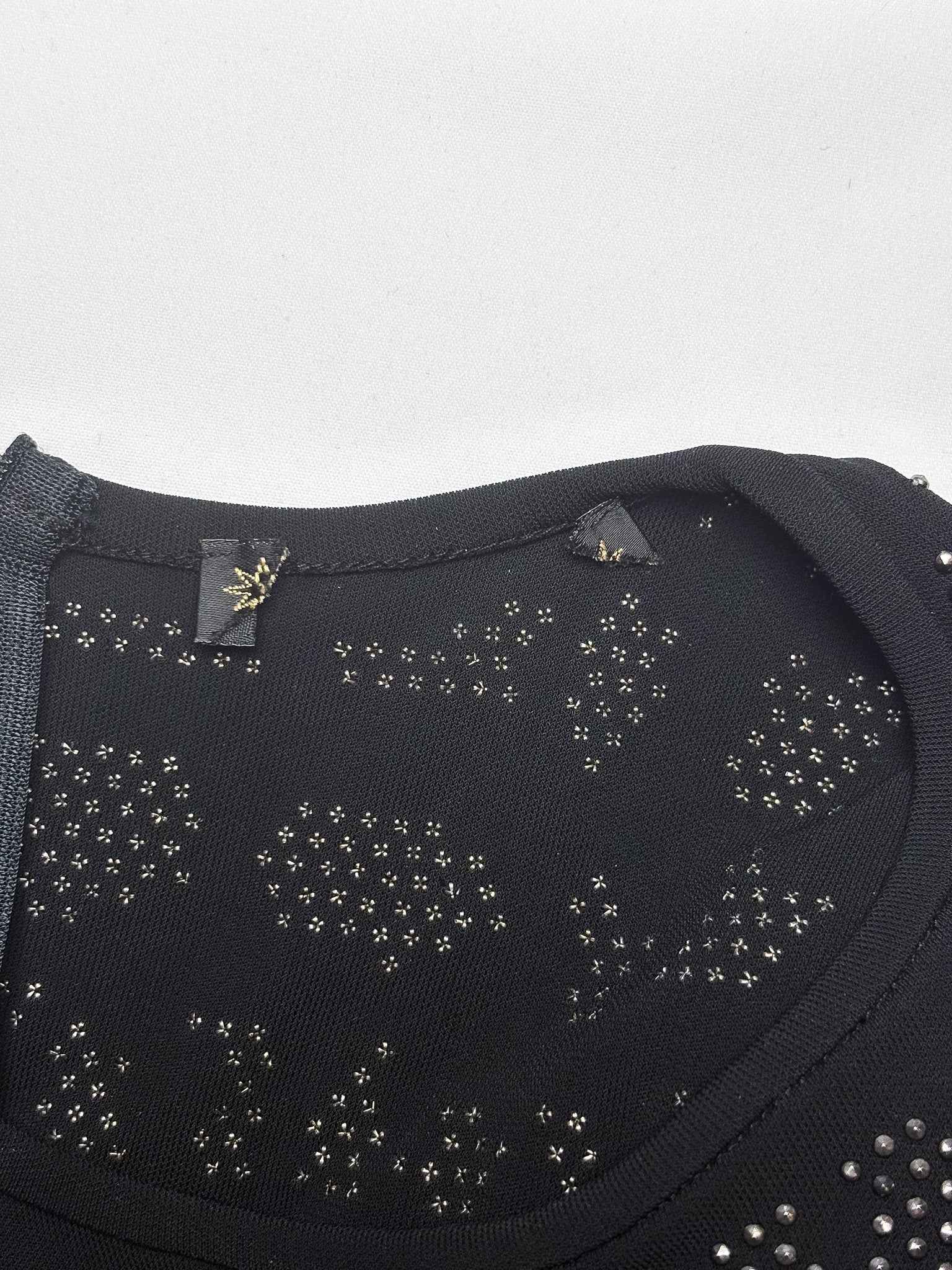 Plein Sud 2000s Black Studded Sleeveless Top - S