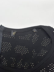 Plein Sud 2000s Black Studded Sleeveless Top - S