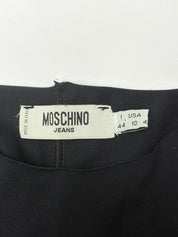 Moschino Jeans 2000s Black Deconstructed Fringe Top - S/M