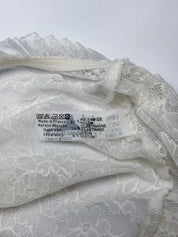 Chantal Thomass 1990s Ivory Floral Lace Boyshort – S