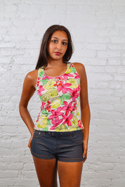 Blumarine Lemons Stretchy Tank