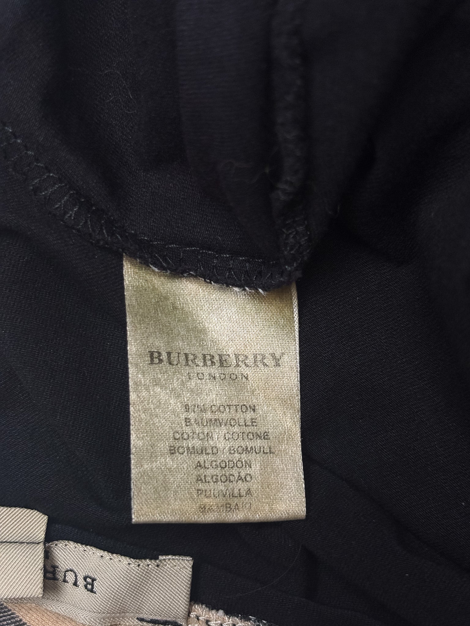 Burberry 2000s Nova Check Rhinestone Logo Tube Top - S/M