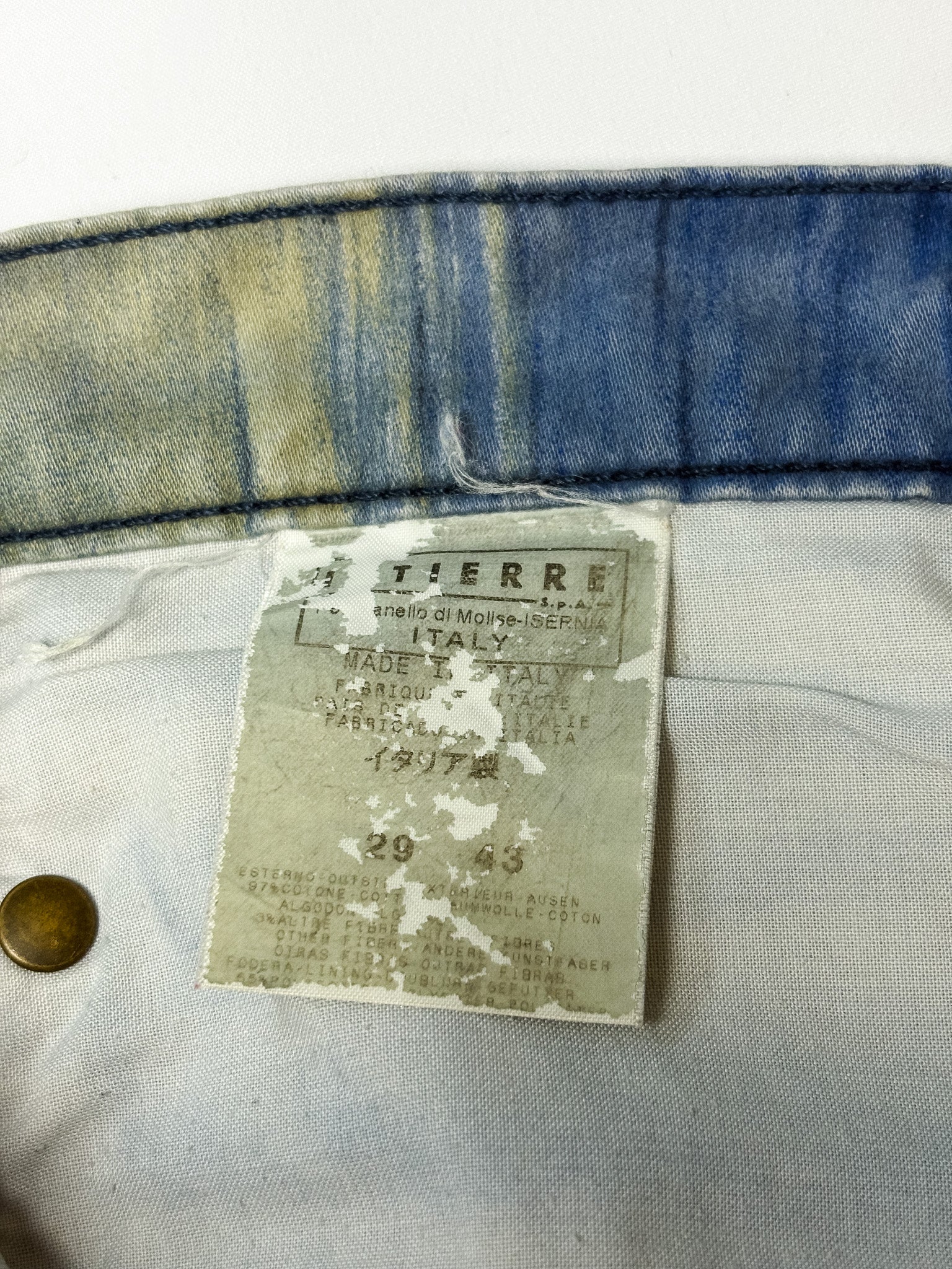 Just Cavalli SS2002 Croc Jeans - W31