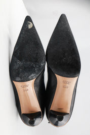 Gucci Black Leather Knee-High Heeled Boots - US 9.5