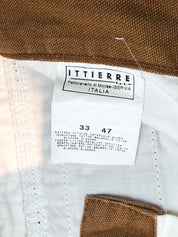 Just Cavalli 2000s White & Tan Colorblock Star-Panel Jeans - W29