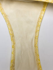 Roberto Cavalli Freedom 2000s Yellow Snakeskin Beaded Bikini Set - S Top / L Bottoms