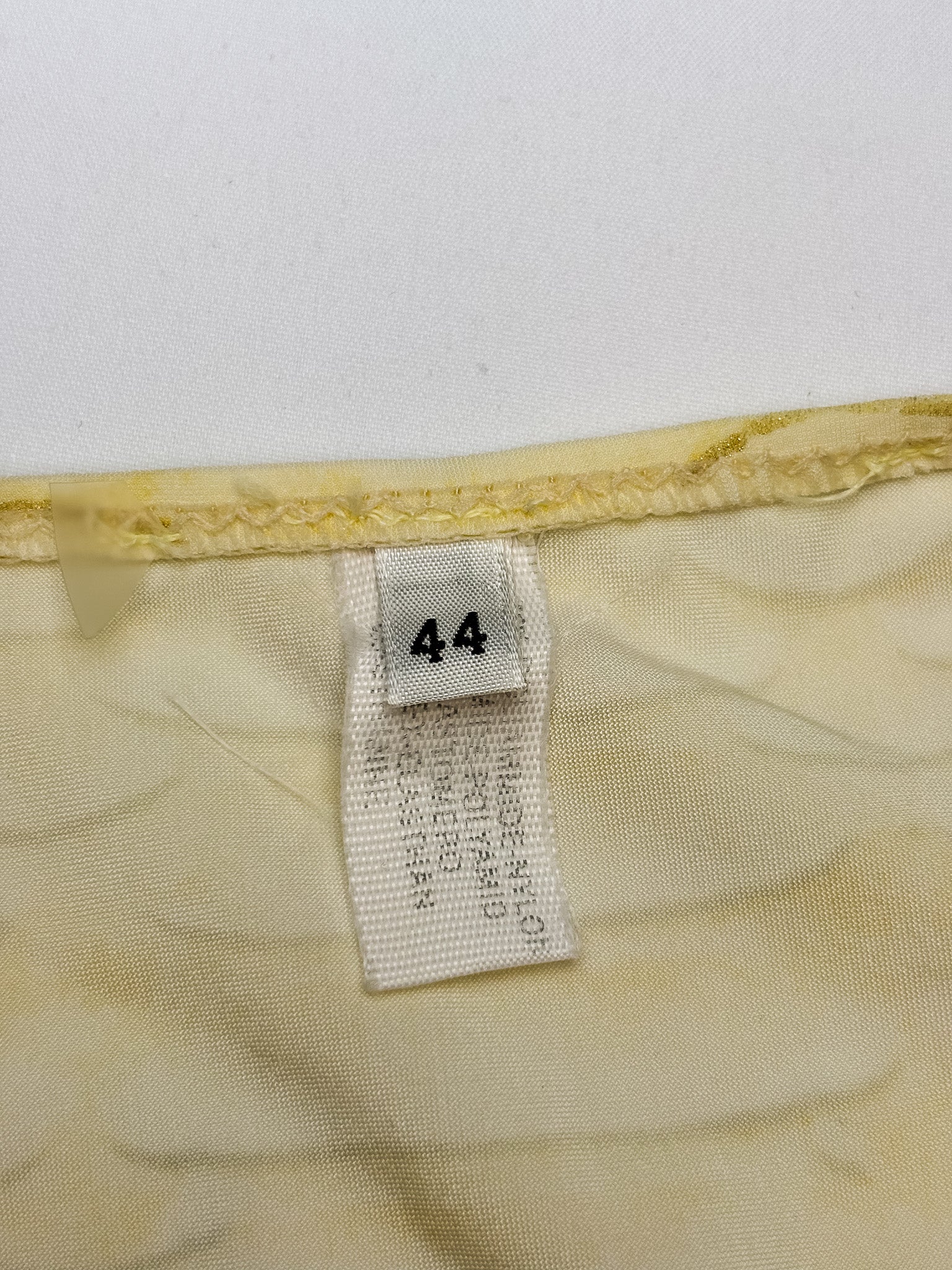 Roberto Cavalli Freedom 2000s Yellow Snakeskin Beaded Bikini Set - S Top / L Bottoms