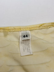 Roberto Cavalli Freedom 2000s Yellow Snakeskin Beaded Bikini Set - S Top / L Bottoms