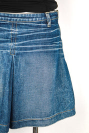Just Cavalli 2000s Denim Mini Skirt with Tassel Detail – S-M