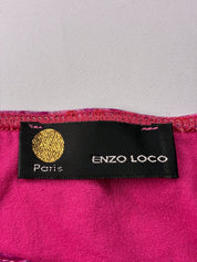 Enzo Loco Paris 2000s Paisley Medallion Print Ruffle Midi Skirt - XS/L