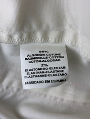Custo Barcelona 2000s Cream Ruffle Pocket Low Rise Mini Skirt - S/M