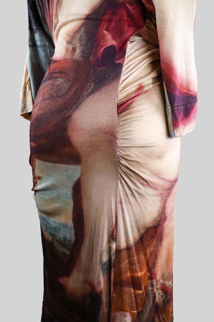 Vivienne Westwood 1993 Rubens Print Dress – M