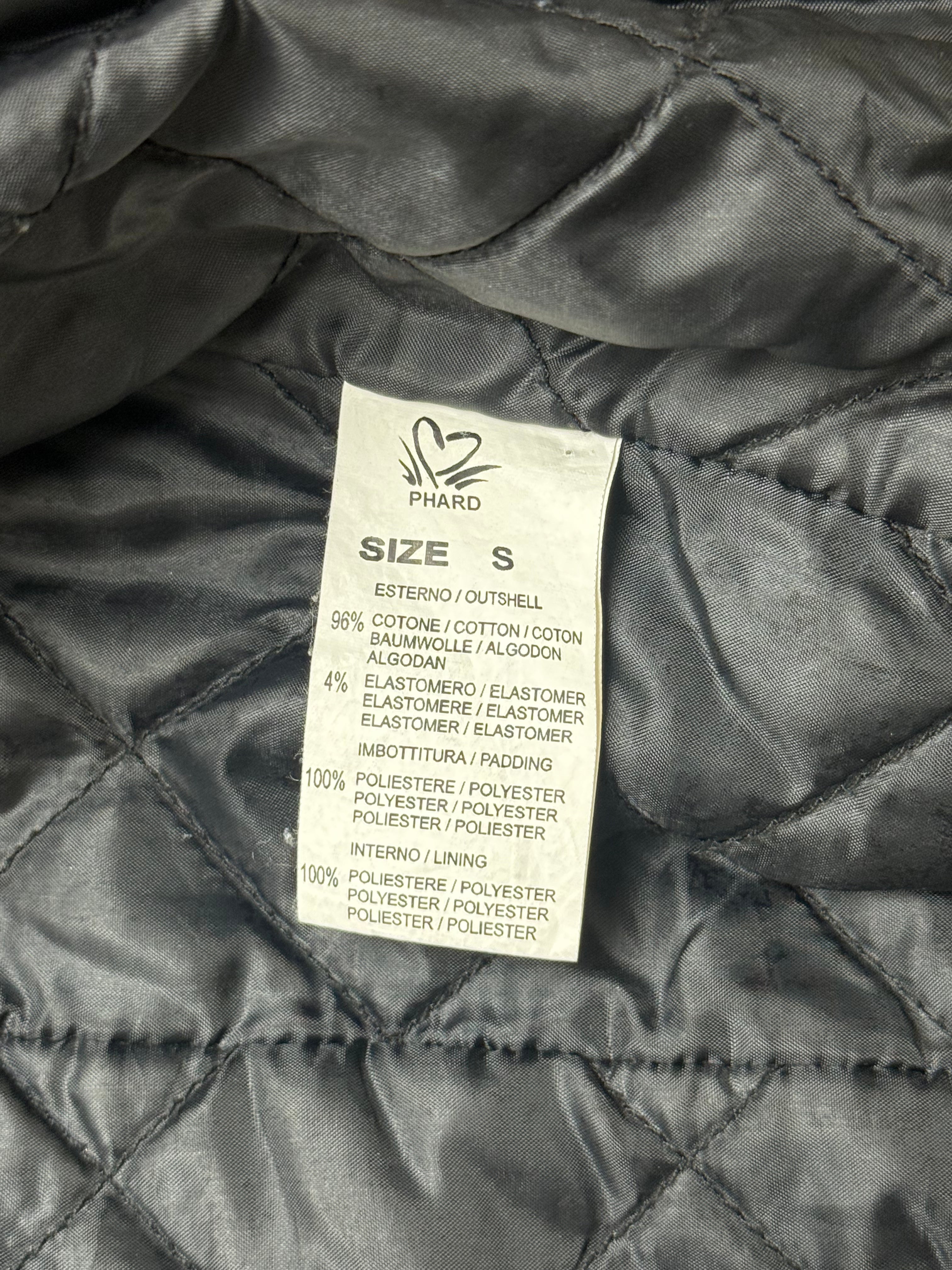 Phard 2000s Dark Denim Belted Moto Jacket with Detachable Fox Fur Collar - XS/S