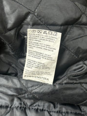Phard 2000s Dark Denim Belted Moto Jacket with Detachable Fox Fur Collar - XS/S
