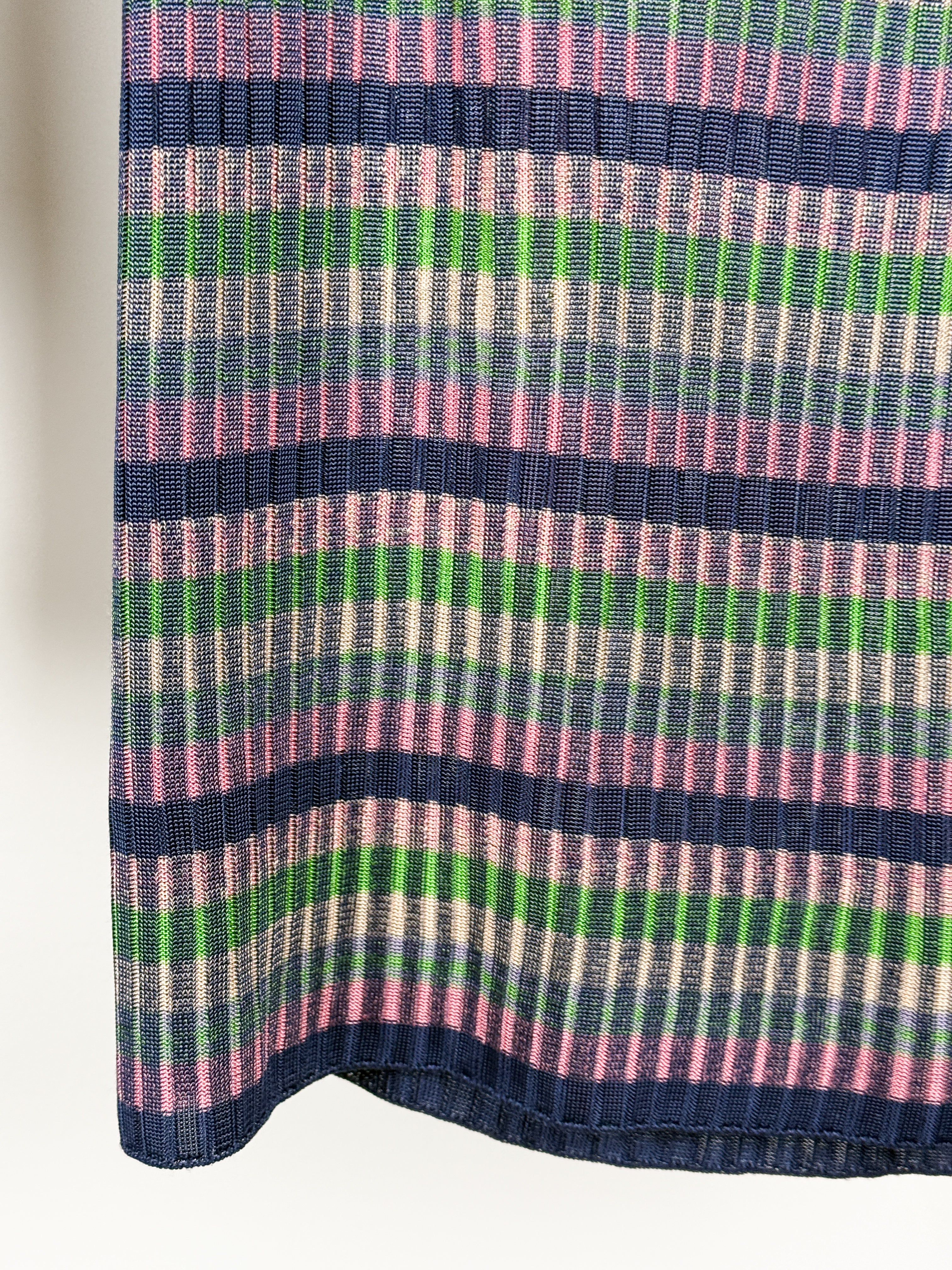 Bazar de Christian Lacroix Multicolor Stripe Knit Top & Skirt Set - S/M
