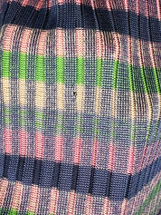 Bazar de Christian Lacroix Multicolor Stripe Knit Top & Skirt Set - S/M