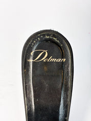 Delman 2000s Black Bow Pointed Toe Mules - 7.5