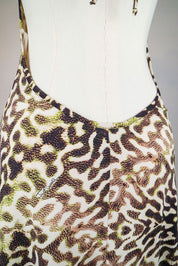 Just Cavalli 2005 Snake Print Backless Dress – M-XL