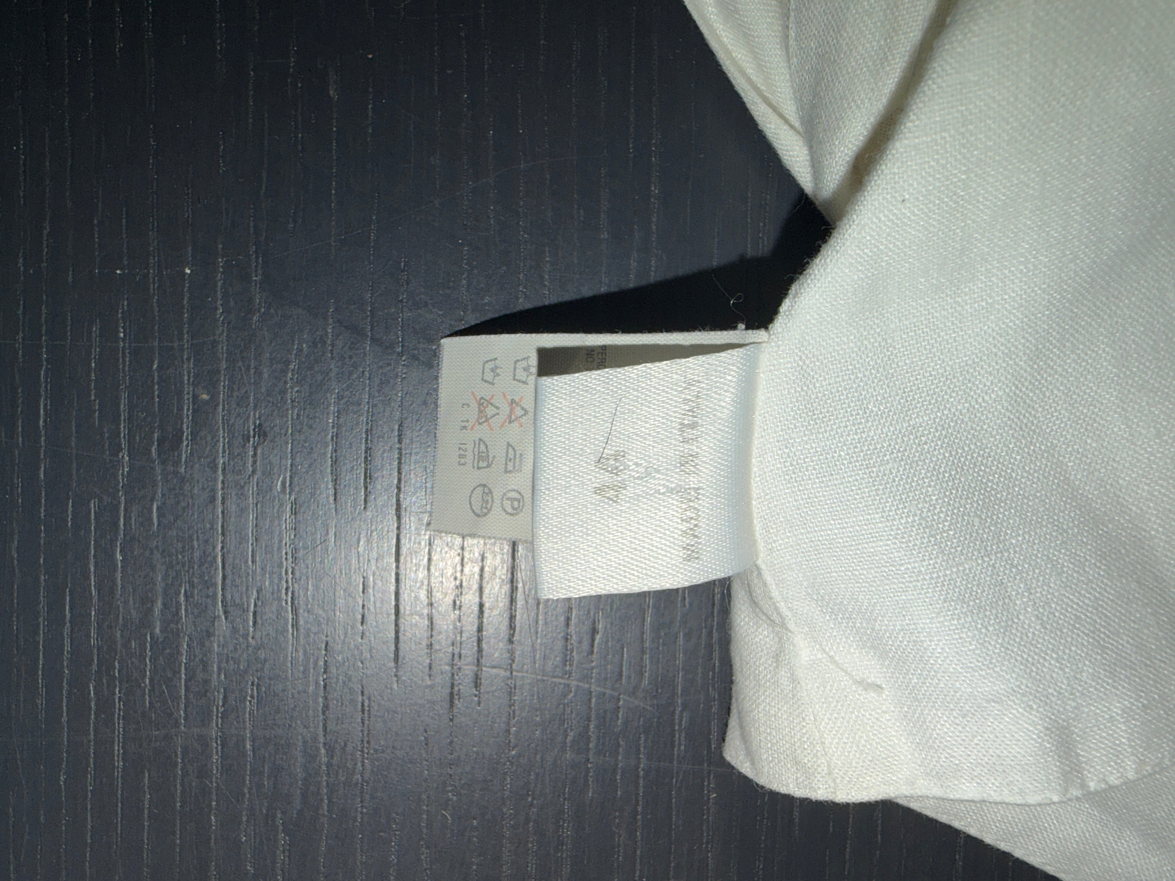 Pennyblack 1990s White Pintucked Linen Wrap Blouse - M