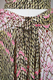 Just Cavalli 2000s Python Pop Jersey Set (Top + Skirt) – M
