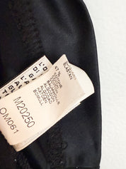 Dolce & Gabbana Underwear Black Satin Logo Panel Tee - M/L