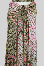 Just Cavalli 2000s Python Pop Jersey Set (Top + Skirt) – M