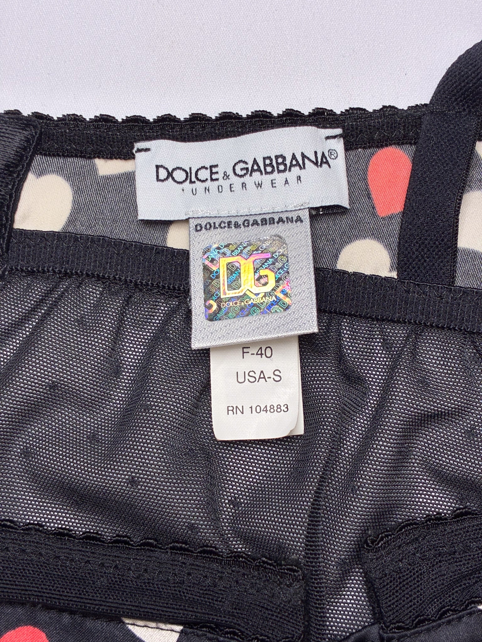 Dolce & Gabbana 2000s Heart Print Camisole – S
