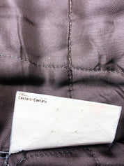Roccobarocco 2000s Denim Fur Trim Jacket - S