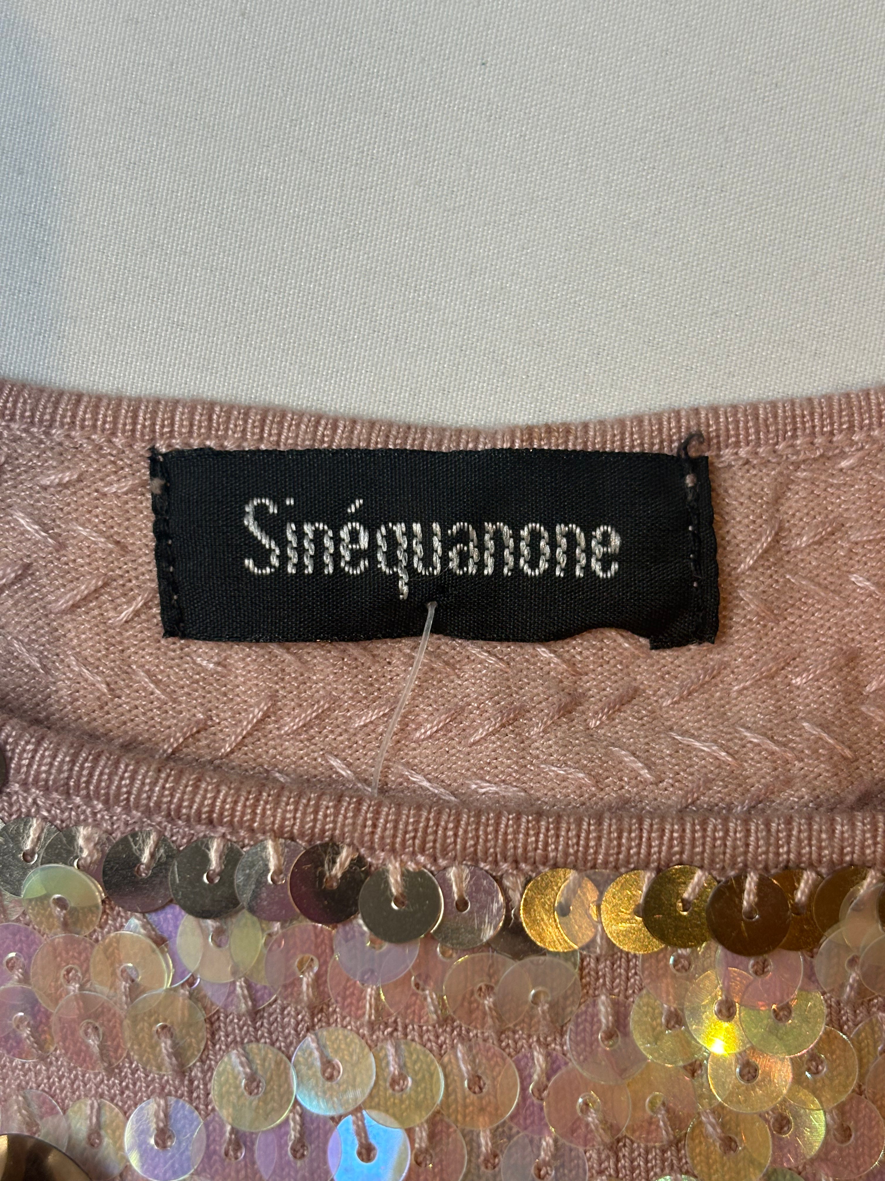 Sinéquanone 2000s Ombré Paillette Sequin Tank - XS/S