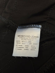 Moschino 2000s Black Tiered Fringe Mini Skirt - M/L