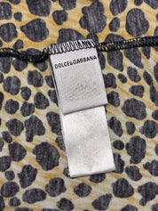 D&G Dolce & Gabbana Underwear 2000s Leopard Print Tank - XS/S