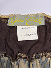 2000s Leopard Print Tiered Ruffle Cami - S