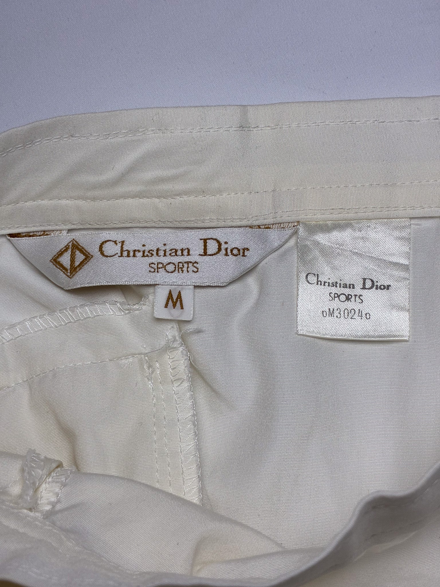 Christian Dior Sports 1990s White Pleated Mini Skirt - XS/S
