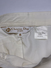 Christian Dior Sports 1990s White Pleated Mini Skirt - XS/S
