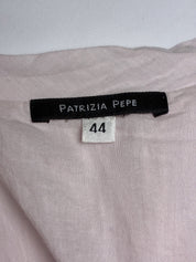 Patrizia Pepe 2000s Lavender Tiered Dip-Dye Maxi Dress - M