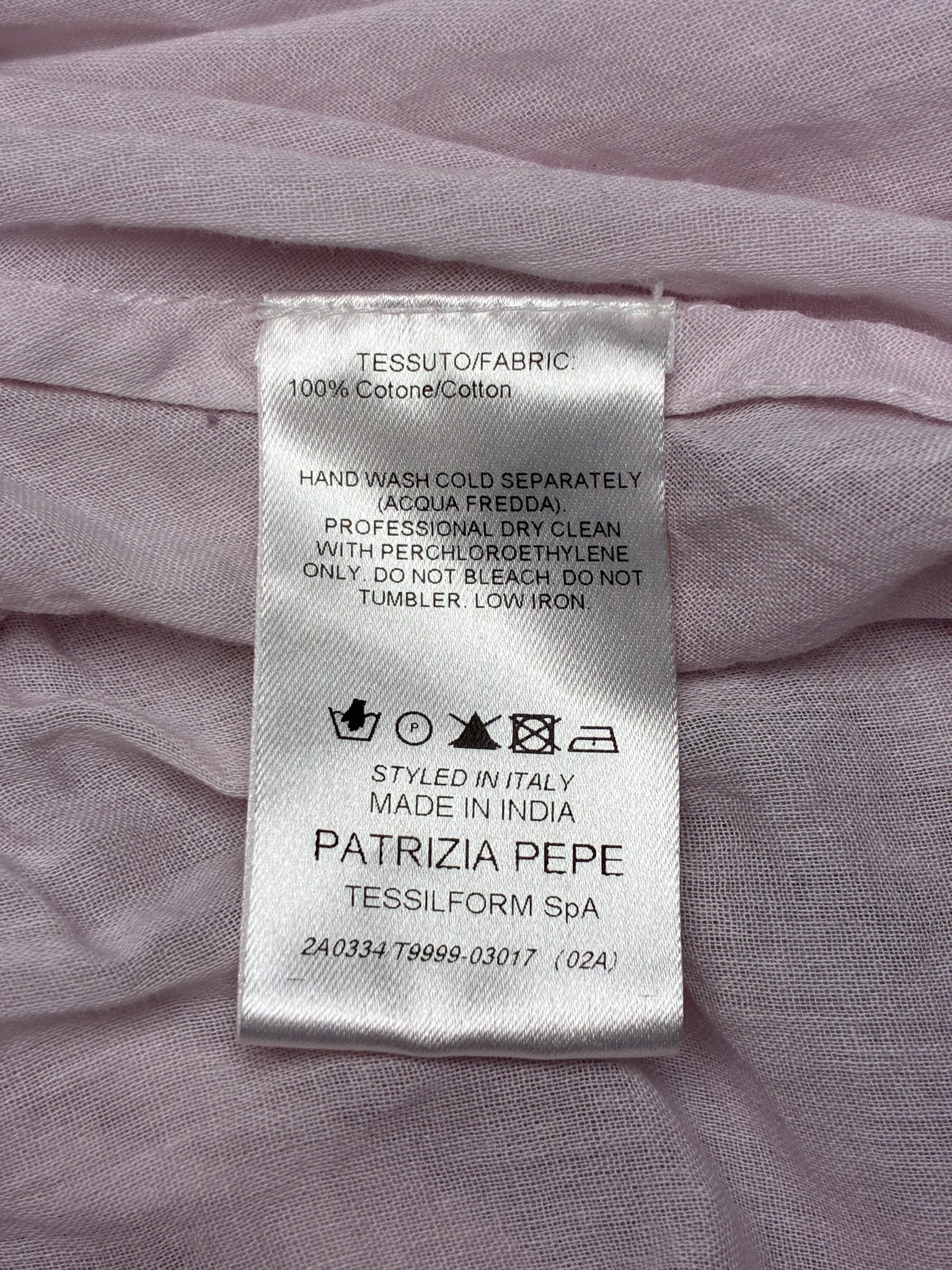 Patrizia Pepe 2000s Lavender Tiered Dip-Dye Maxi Dress - M