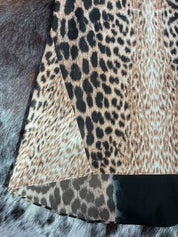 Just Cavalli Classic 2000s Leopard Print Slip Dress