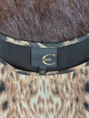 Just Cavalli Classic 2000s Leopard Print Slip Dress