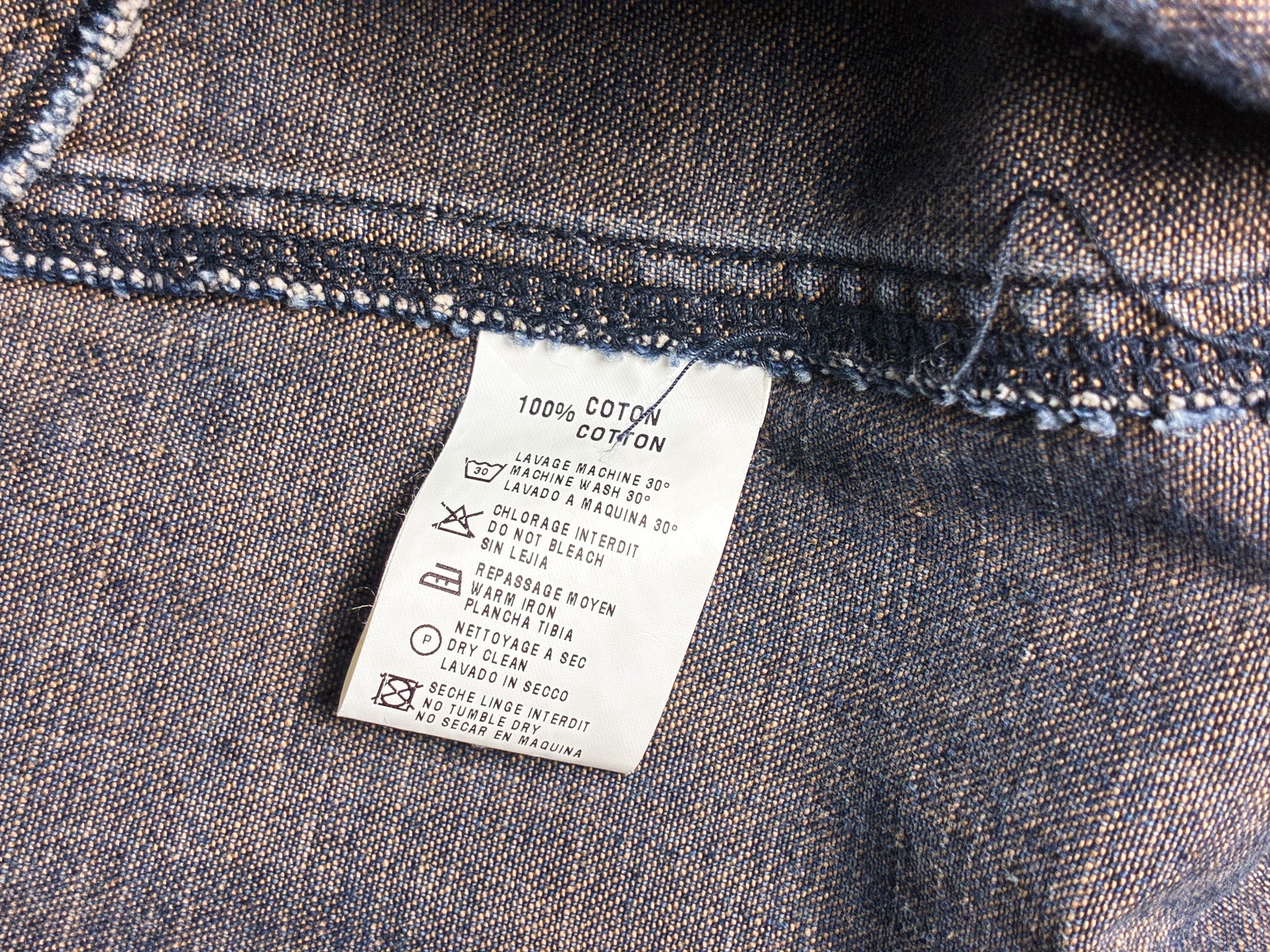 Plein Sud Jeans 2000s Blue Ruched Frayed-Edge Denim Jacket - S/M