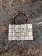Vintage Mother of Pearl Mosaic Handbag