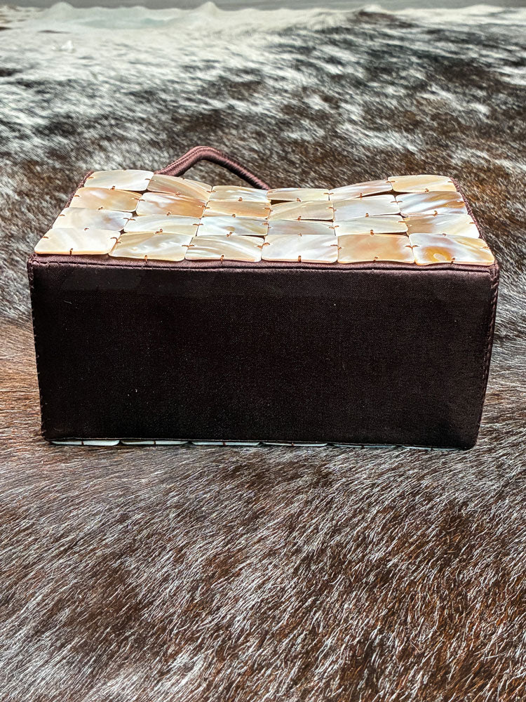Vintage Mother of Pearl Mosaic Handbag
