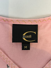 Just Cavalli 2000s Pink Cockatoo Print Tank Top - S/M