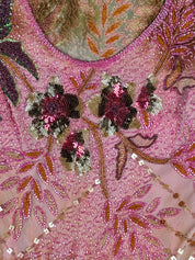 Aftershock 1990s Hand-Beaded Silk Maxi Dress