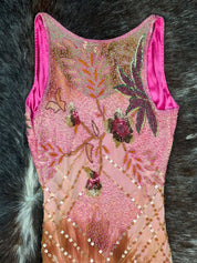 Aftershock 1990s Hand-Beaded Silk Maxi Dress